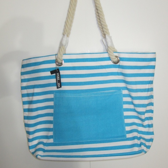 Lucky 7 Canvas Tote - Picture 2 of 8